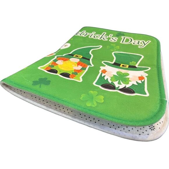 Bundle 2 PCS St. Patrick's Day Gnome Plush and St. Patrick's Day Doormat - Picture 6 of 6